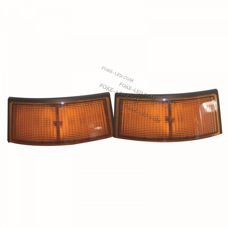 8.6 Inch 48W Flood Beam LED Amber Corner Cab Warning Light for John Deere图3