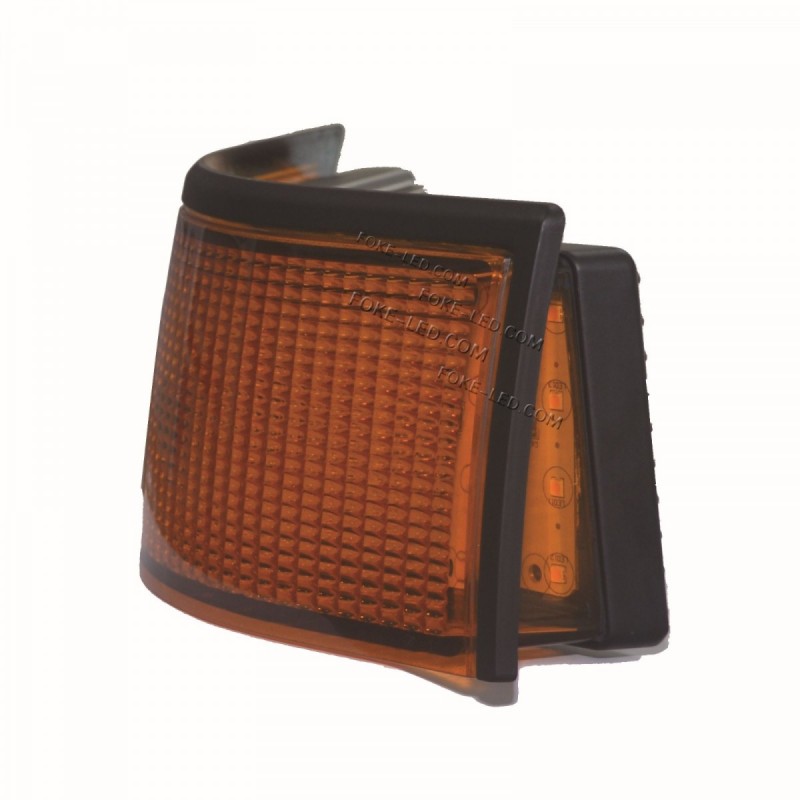 8.6 Inch 48W Flood Beam LED Amber Corner Cab Warning Light for John Deere图5