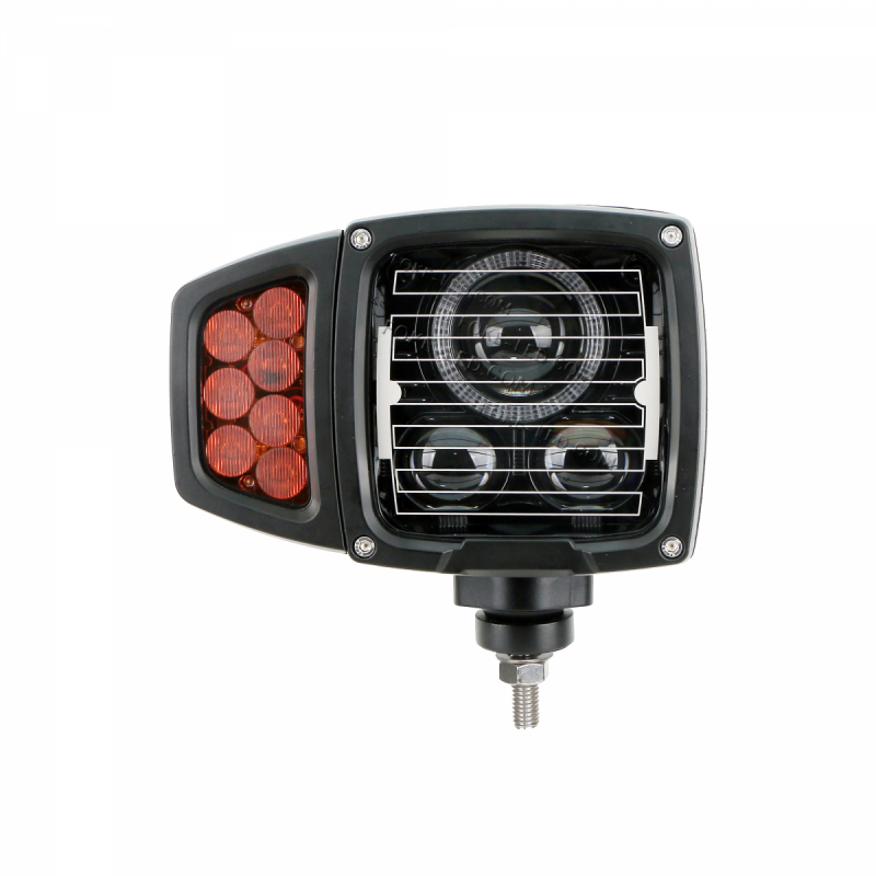 Snow Light with Heated Lens High Low Beam Snow Plow 127W LED Head Light Combination Headlight图2