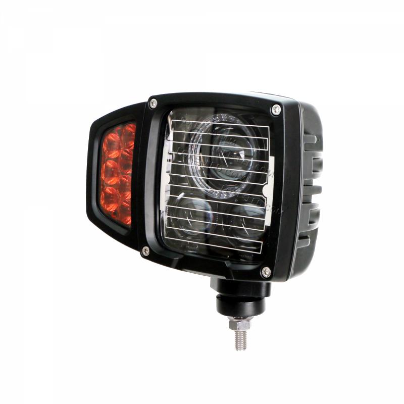 Snow Light with Heated Lens High Low Beam Snow Plow 127W LED Head Light Combination Headlight图3