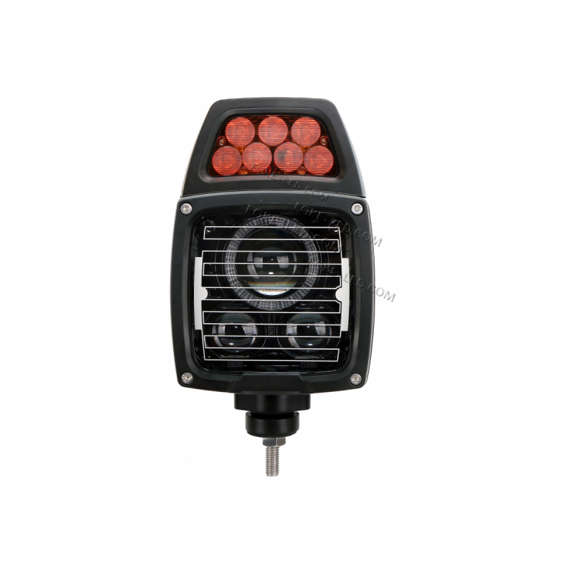 Snow Light with Heated Lens High Low Beam Snow Plow 127W LED Head Light Combination Headlight图5