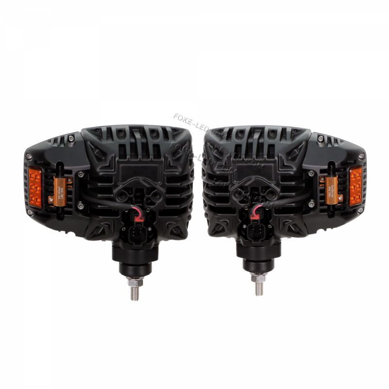 Snow Light with Heated Lens High Low Beam Snow Plow 127W LED Head Light Combination Headlight图7