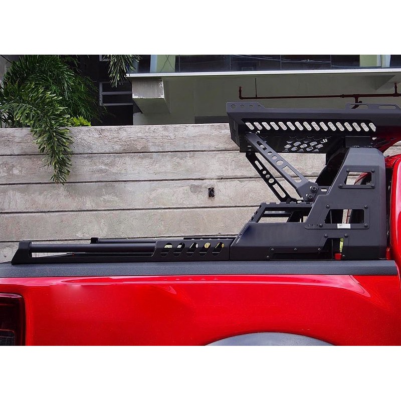 With Roof Cargo Basket Led Light 4X4 Steel Pick up Truck Anti Sport Roll Bar for Ford Ranger Isuzu D图5