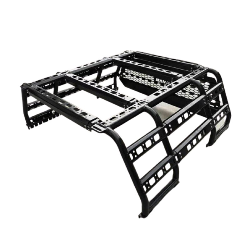 4x4 Universal Adjustable Roll Bar Steel Carrier Cage Truck Bed Rack Ladder Ute Tub Rack图2