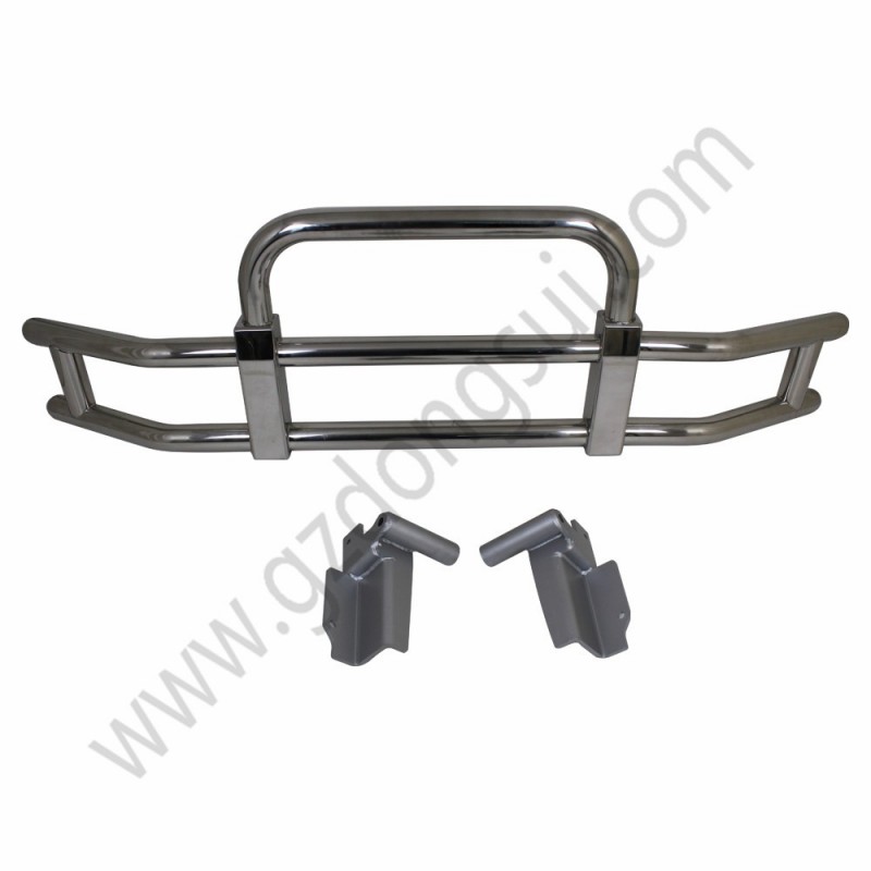 With Brackets 304 Stainless Steel Truck Bumper Deer Grille Guard for Volvo Vnl 2004-2014图4