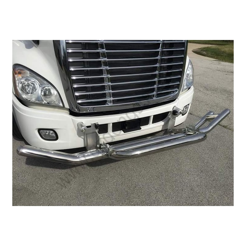 304 Stainless Steel Truck Bumper Deer Grille Guard for Volvo Vnl 2004-2014图2