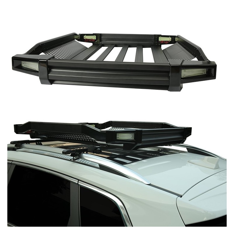 Factory Selling Car Roof Luggage Carrier Car Top Roof Rack for Jeep Wrangler Fj Toyota Tacoma Navara图4