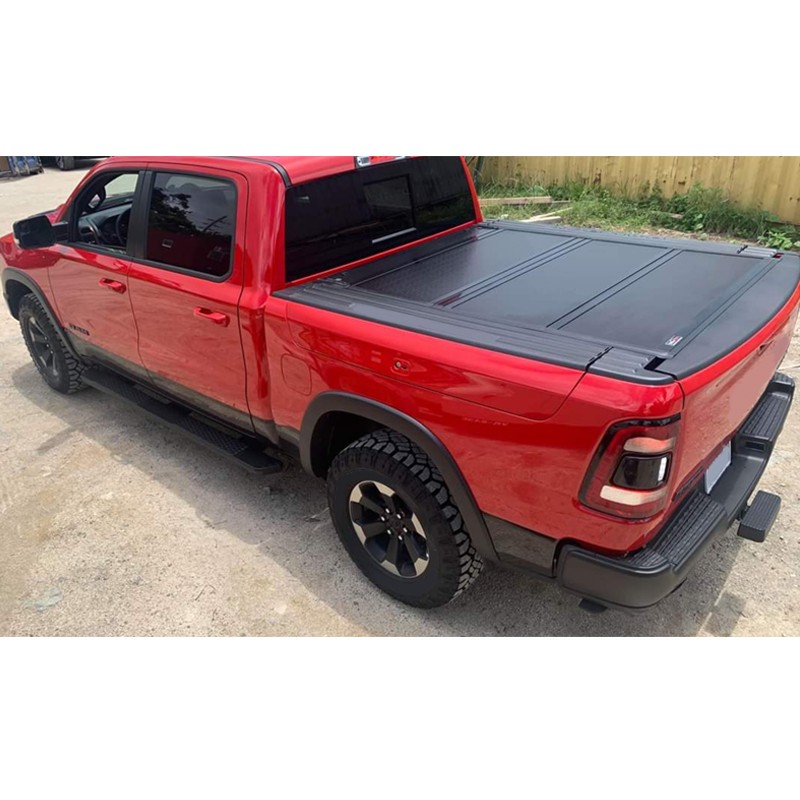 4x4 Four Hard Retractable Manual Bed Cover Folding Truck Bed Tonneau Cover for Volkswagen Amarok图2