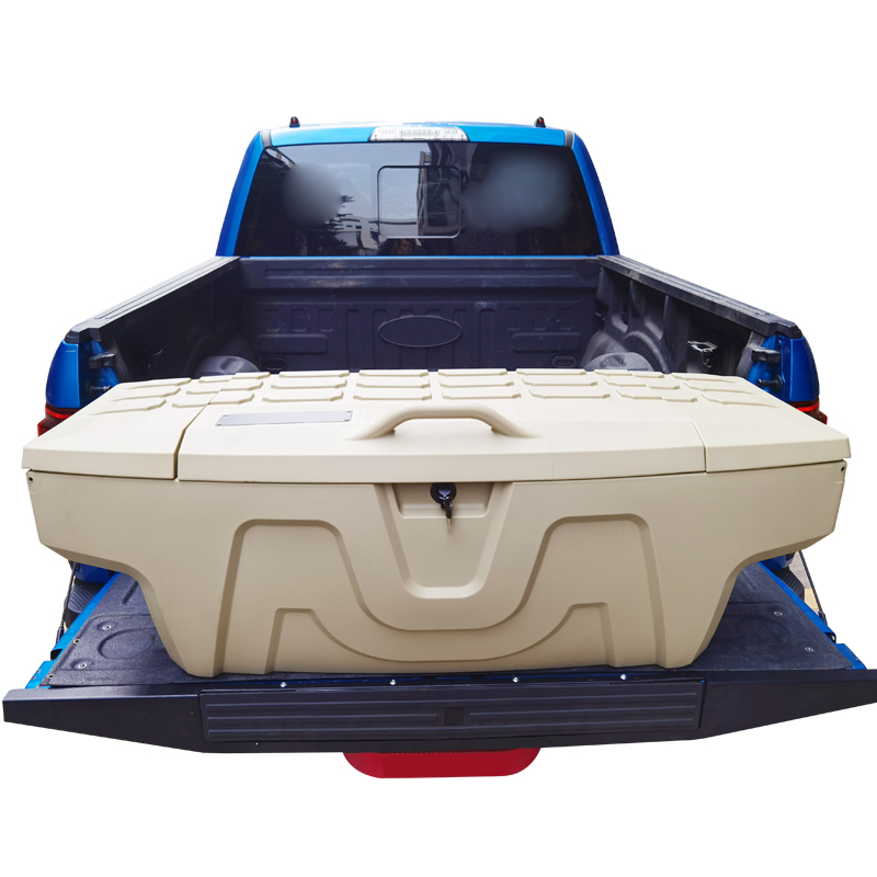 Universal Car Larger Space Single Door Plastic Truck Bed Tool Box for Ford Ranger F150图2