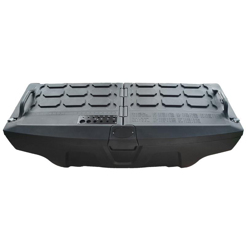 Universal Double Door Hard Plastic Truck Tool Box with Larger Storage Space for 2021 D-max Np300图2