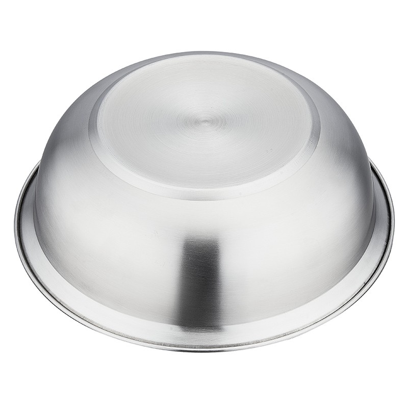 304 stainless steel  mixing bowl with anti-overflow ring图3