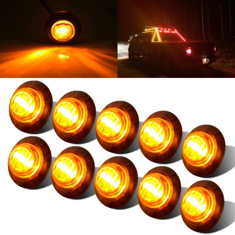 3/4"Side Marker Light Amber图3