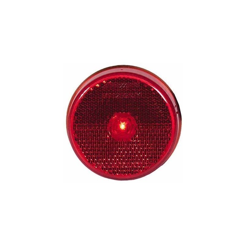 2.5"Round LED Marker Light Dark Red图4