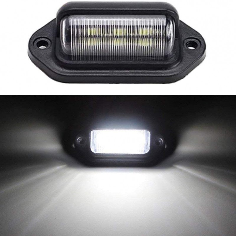 Mini Plate Light Black Trailer Light图3