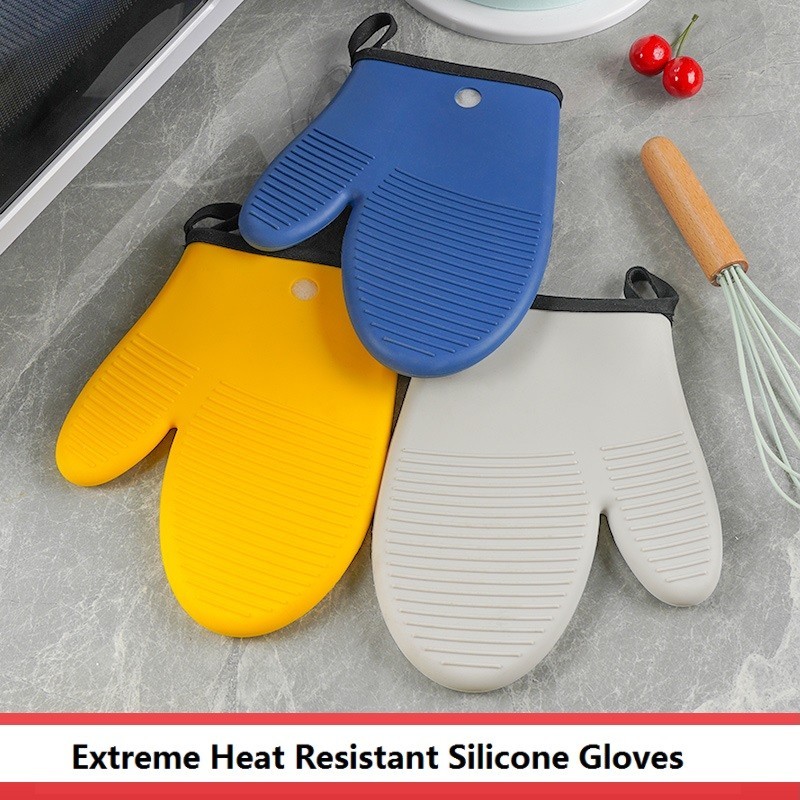 Jianhong Silicone Grill Oven Gloves Heat Resistant for Grilling Smoking Barbecue图2