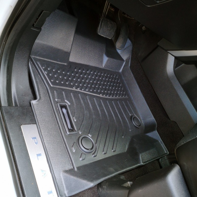 ALL Weather Car Floor Liner For F150 Supercrew 2015-2021 car floor mat图2