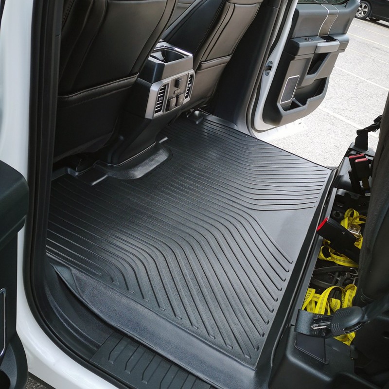 ALL Weather Car Floor Liner For F150 Supercrew 2015-2021 car floor mat图4