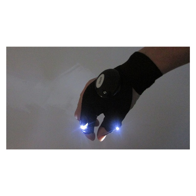 LED Flashlight Glove Gifts for Men Father Day Outdoor Fishing Gloves图3