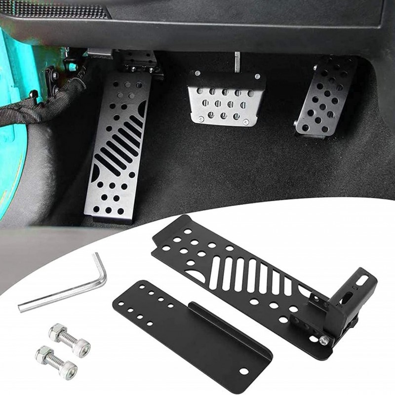 Jeep Dead Pedal Left Side Foot Rest Metal Kick Panel for Jeep Wrangler JL & Gladiator JT 2018-2022图8