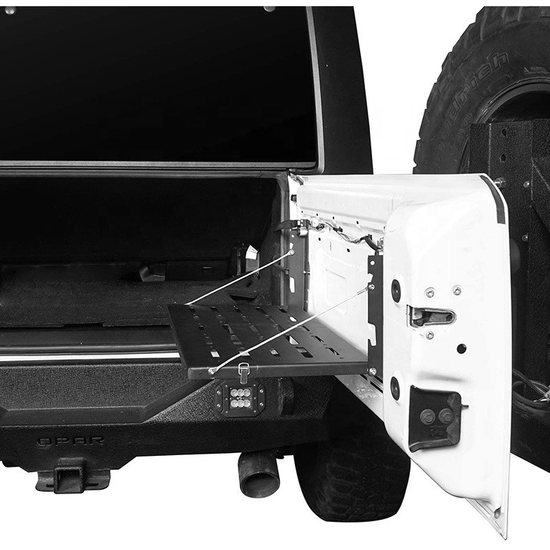 Tailgate Table Foldable Cargo Shelf for Jeep Wrangler 2018 2019 2020 2021 2022图3