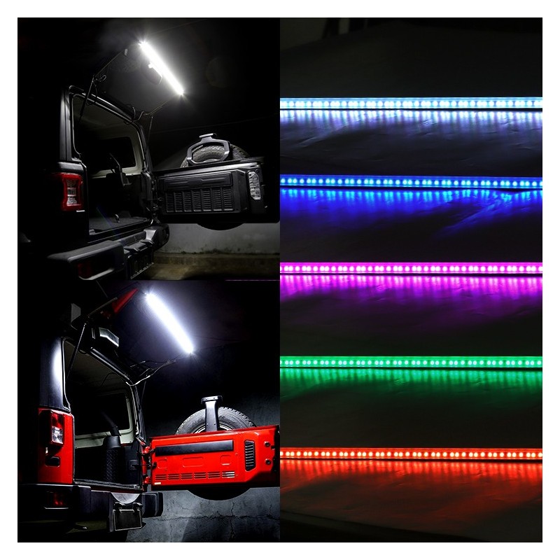 LED Rear Glass Lift Gate Dome Light Bar for Jeep Wrangler JK JL JLU2007-2020 Rear Cargo Tailgate Lig图2