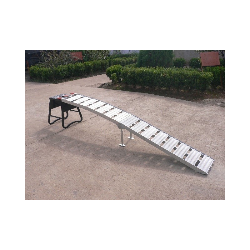 Aluminum Folding Heavy Duty Load Ramp Fold Motorcycle Ramp with Legs Supports图6