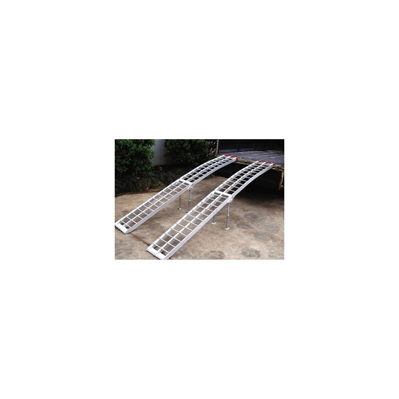 Aluminum Folding Heavy Duty Load Ramp Fold Motorcycle Ramp with Legs Supports图7