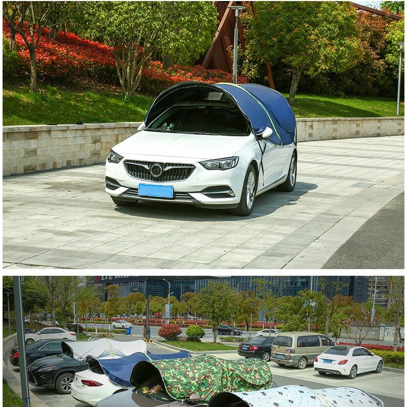 Car Tent, Car Sunscreen Umbrella, Mobile Car Canopy,Sunshade,Car Cover with Waterproof Snow Windproo图5