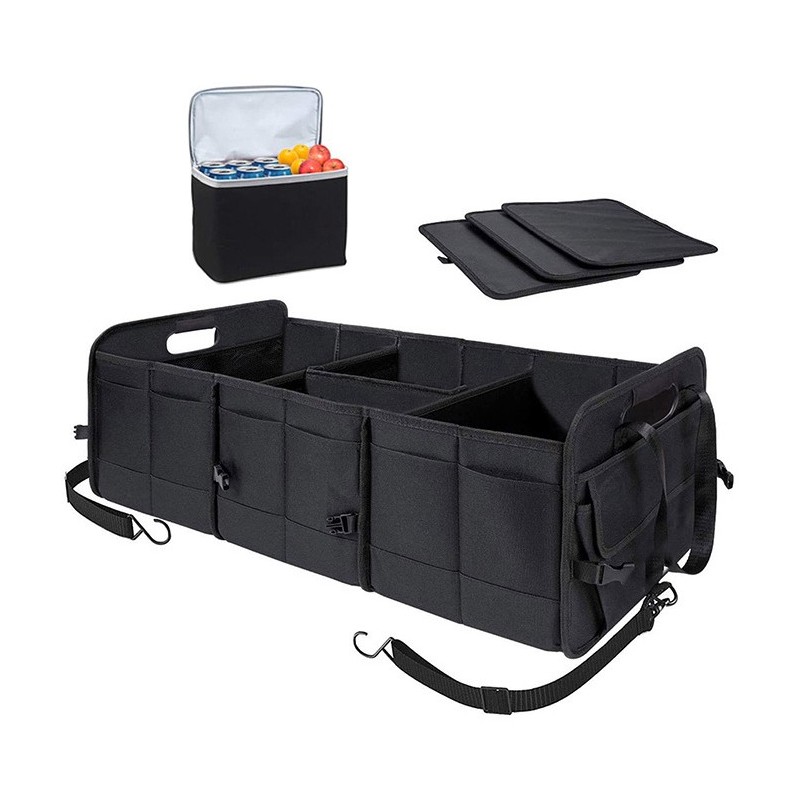 Waterproof Trunk Organizer Cooler Bag, Foldable Cover, Adjustable Securing Straps图3