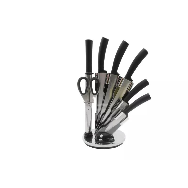 High Quality 8pcs kitchen knife set.Chef knife set stainless steel color box图2