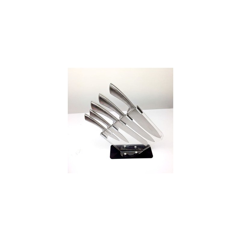 High Quality 5pcs kitchen knife set.Chef knife set stainless steel图2