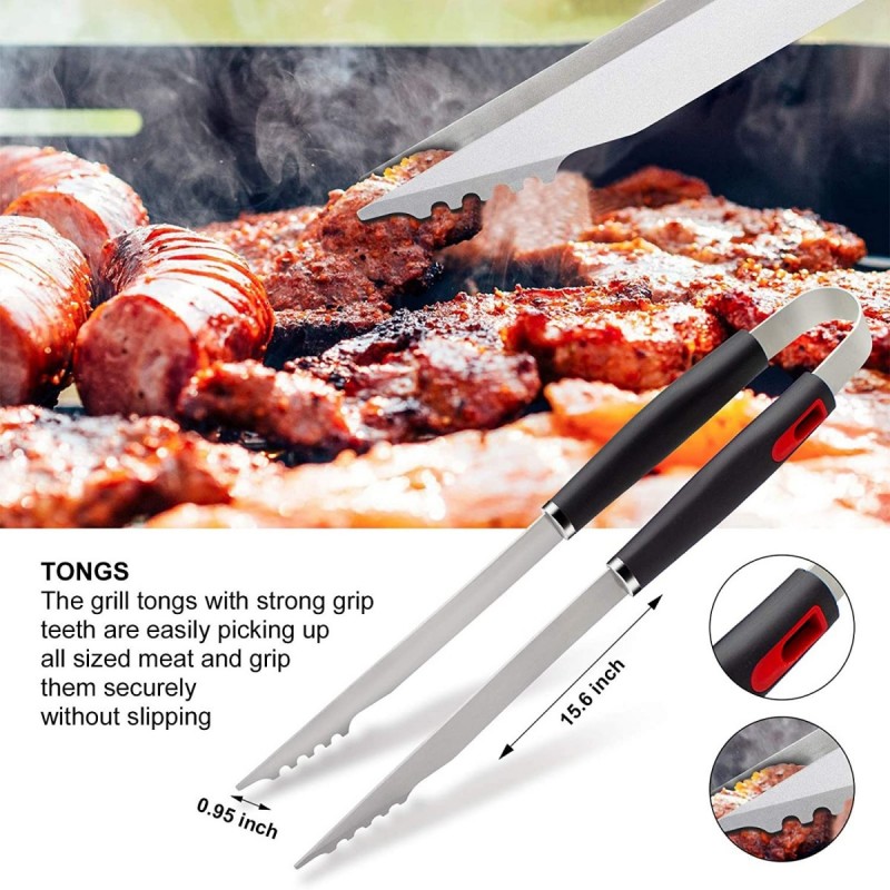 4pcs BBQ Grilling Tools set图3