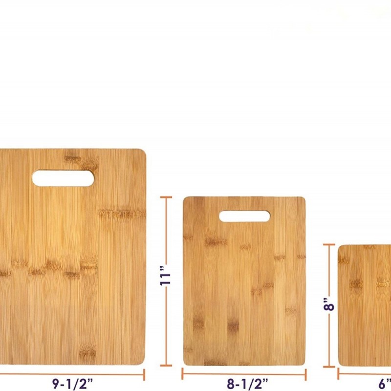 3pcs kitchen cutting boards wooden图2