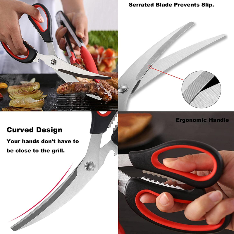 Boda wholesale Barbecue Scissors and Clip Set图5