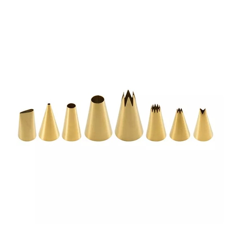 Gold Stainless Steel 173 Pieces Cake Decorating Tips Set Tools Cakes For Baking图6