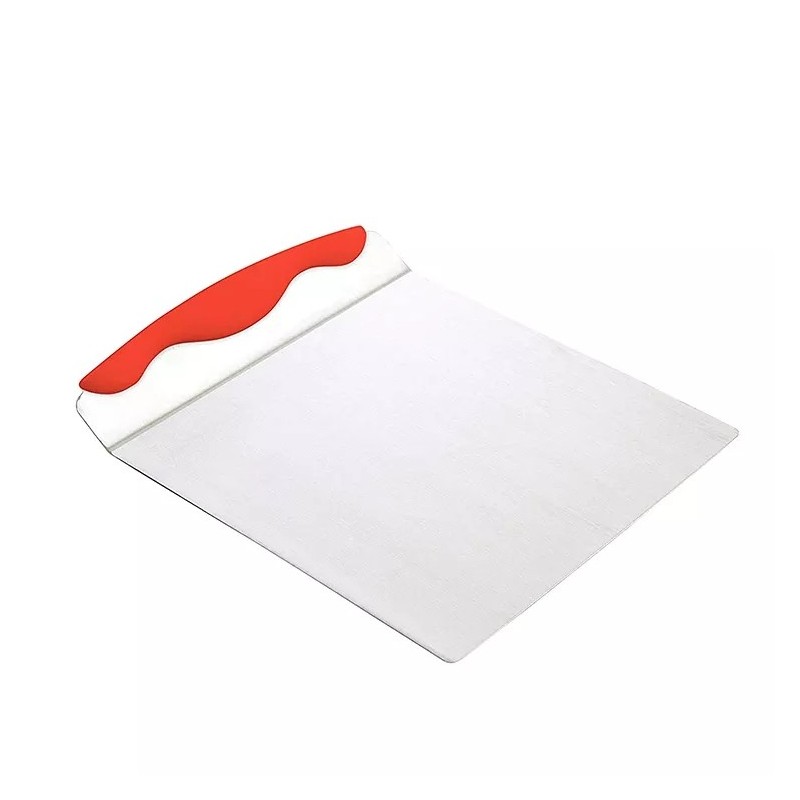 Cake Tools Square Stainless Steel Pizza Lifter Pancake Transfer Tray Plastic Handle Cake Transfer Sp图2