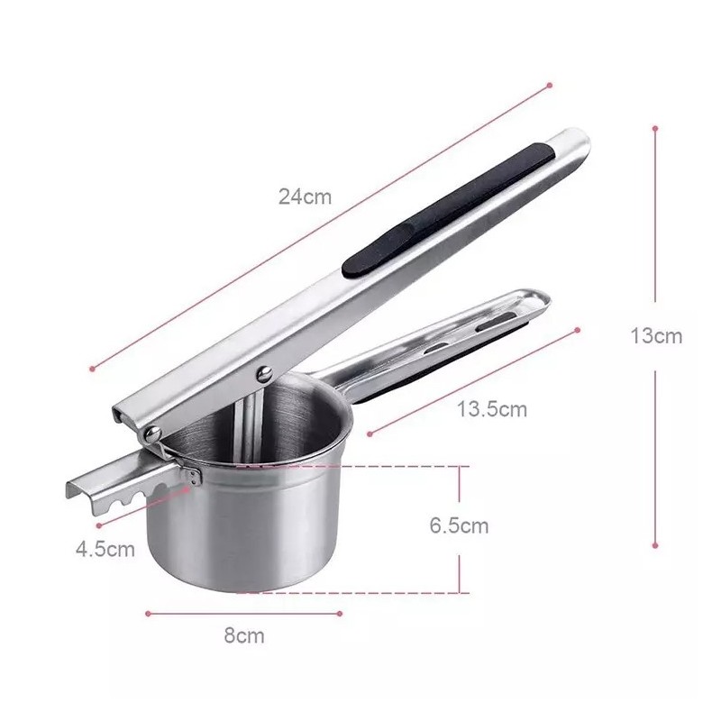 Wholesale Kitchen Accessories Potato Masher Professional Stainless Steel Mash Potato Ricer Masher图6