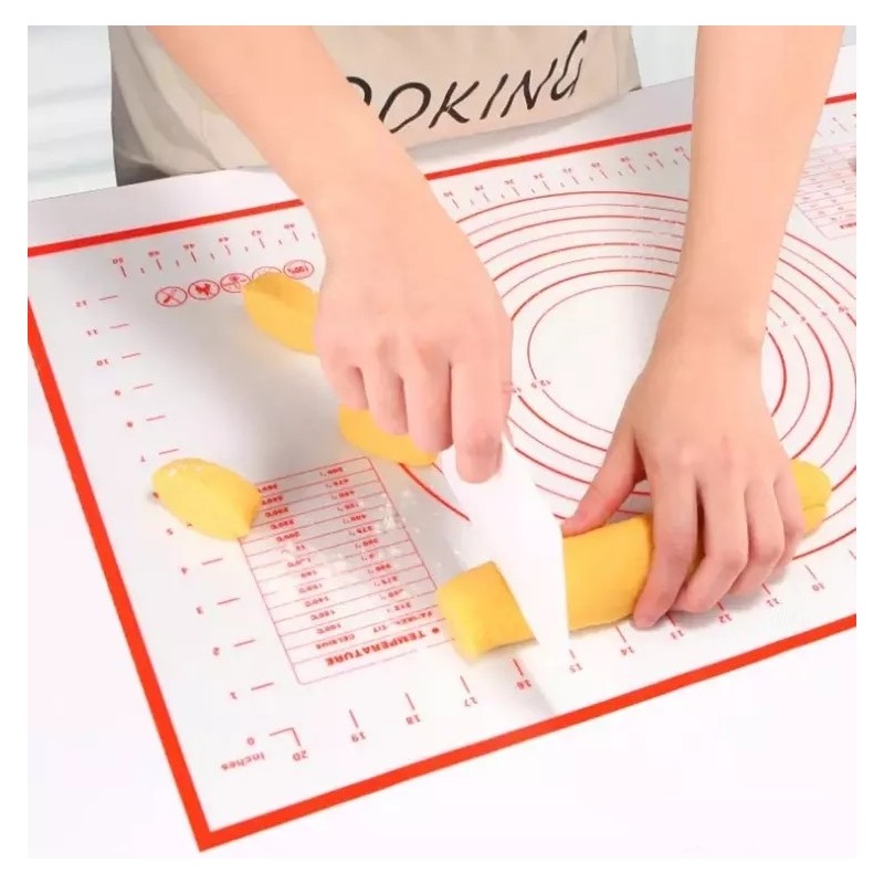 Multi-size Silicone Fiber Glass Non-stick Baking Mat Dough Kneading Pad Large Chopping Board Mat Wit图3