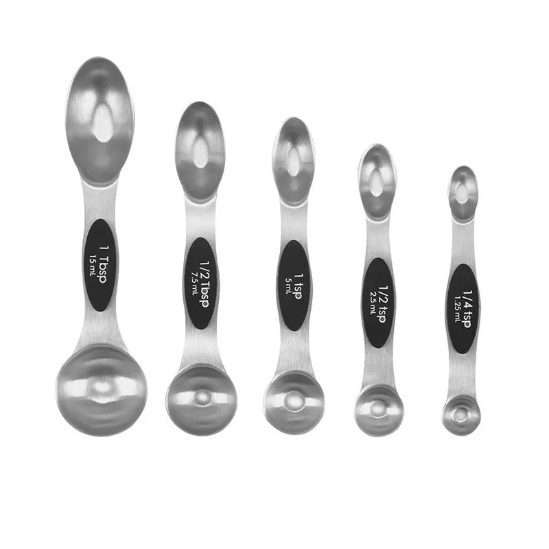 Sinshine Stainless Steel Magnetic Kitchen Measuring Spoon Multi-functional Double-ended Measuring Sp图7