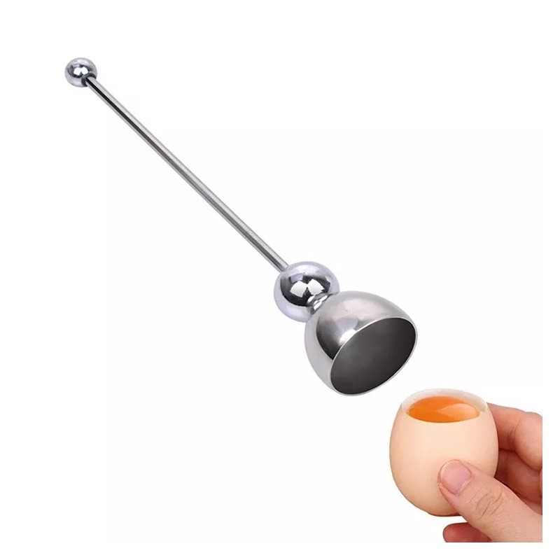 Design Egg Tool Durable Topper Shell Opener Boiled Raw Open Kitchen Stainless Steel Open Egg Apparat图3