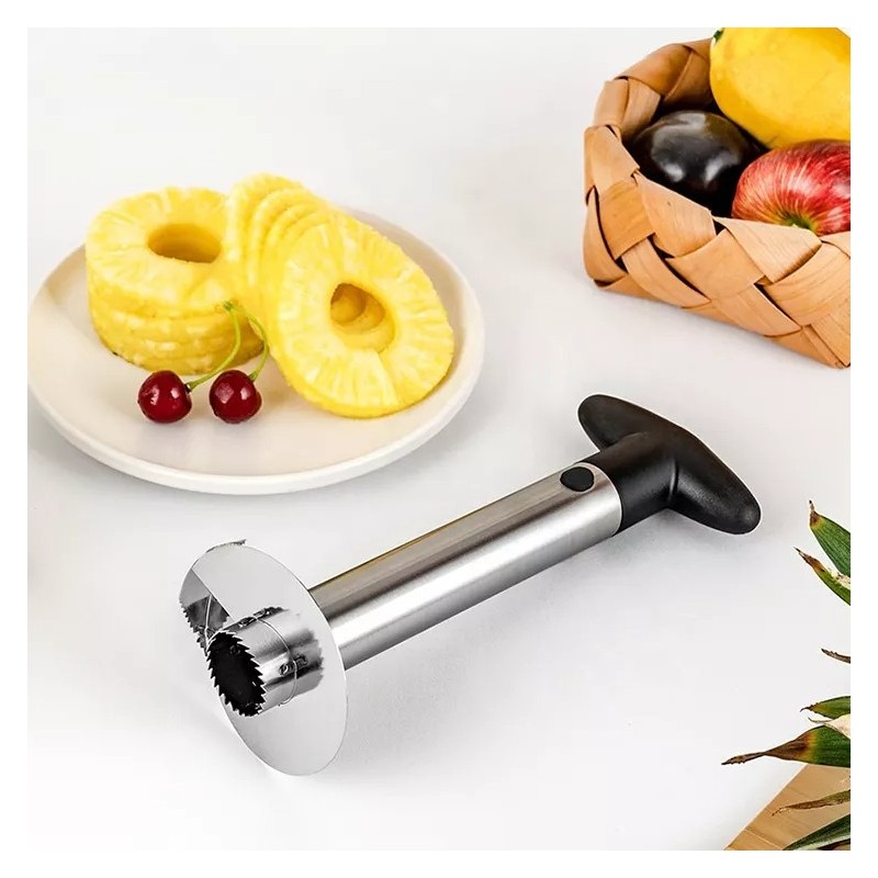 Hot Selling Stainless Steel Kitchen Gadgets Pineapple Peeler Pineapple Corer And Slicer Tool Coring图4