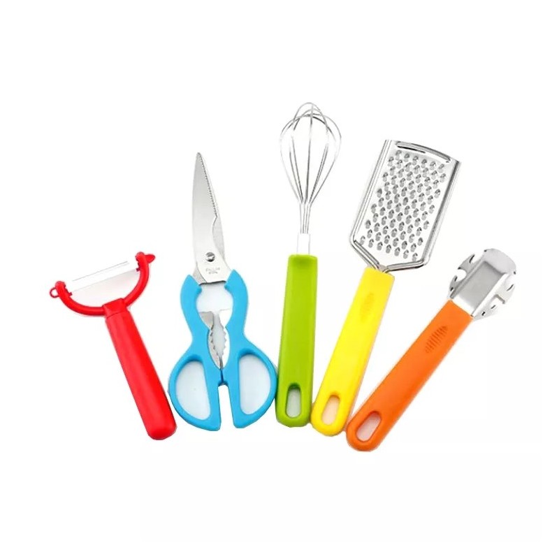 Amazon Innovative 6 Piece stainless steel Plastic handle problem solving kitchen gadgets tools creat图3