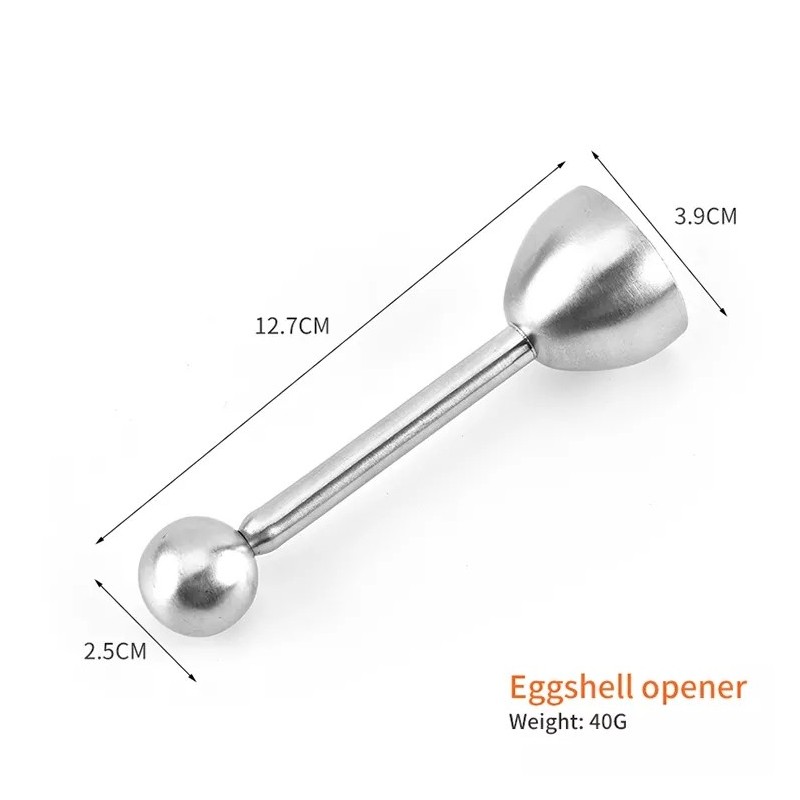 Egg Opener Topper Cutter Soft Boiled Shell Removal Egg Cup Holder Tools Stainless Steel Kitchen Gadg图4