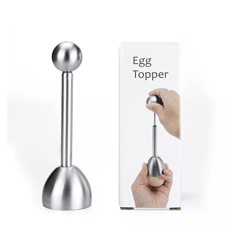 Egg Opener Topper Cutter Soft Boiled Shell Removal Egg Cup Holder Tools Stainless Steel Kitchen Gadg图6