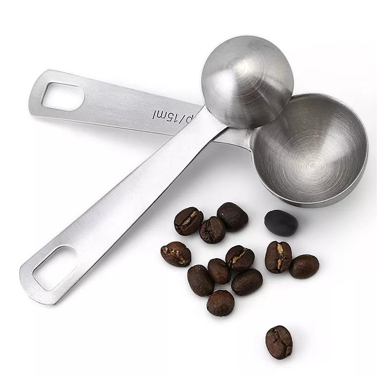 New style 8pcs Measuring Cups And Spoons Kitchen Silver Stainless Steel Measuring Spoons set图6