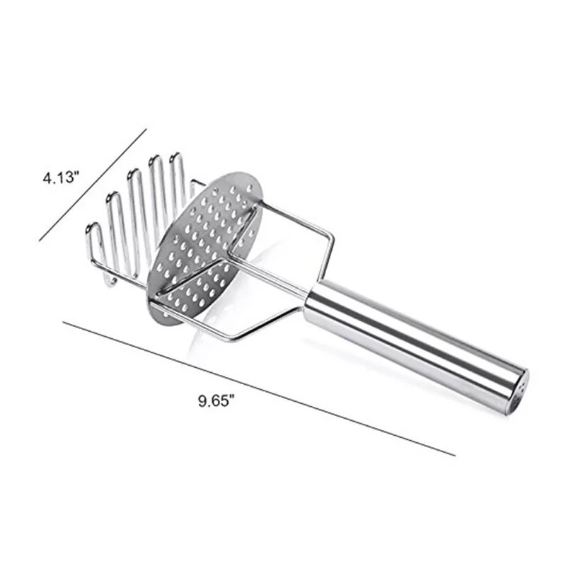 Double Layer Stainless steel Bilayer Pressure potato cutter Stainless Steel Potato Masher图6