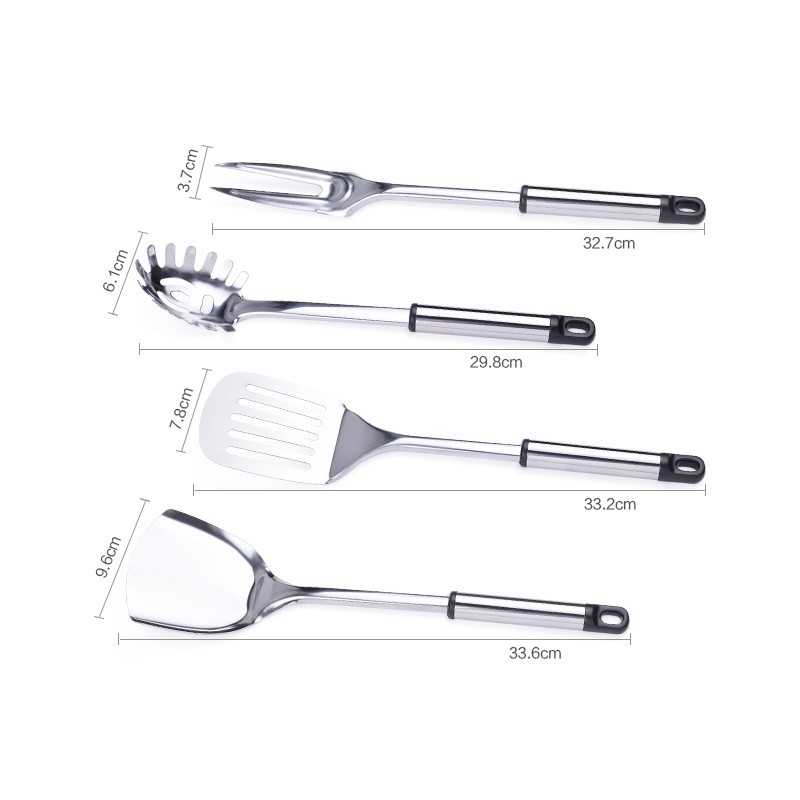 Amazon Hot Selling New Arrivals Quality Kitchen Utensils Stainless Steel Kitchen Utensil Set图6