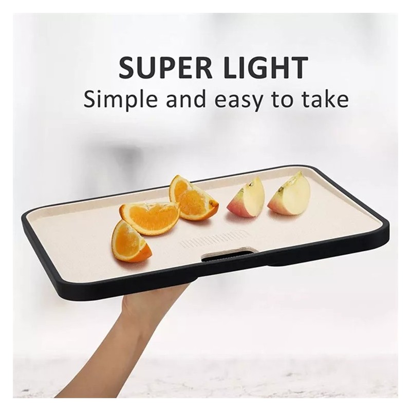 Wheat Straw Plastic Chopping Board Multifunctional Chopping Cutting Board图2