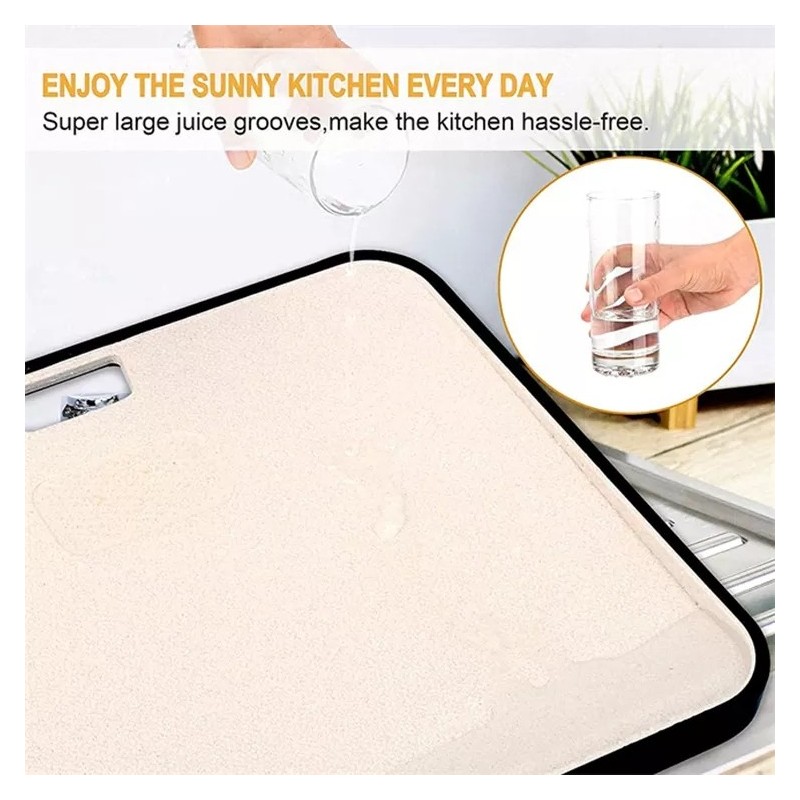 Wheat Straw Plastic Chopping Board Multifunctional Chopping Cutting Board图5