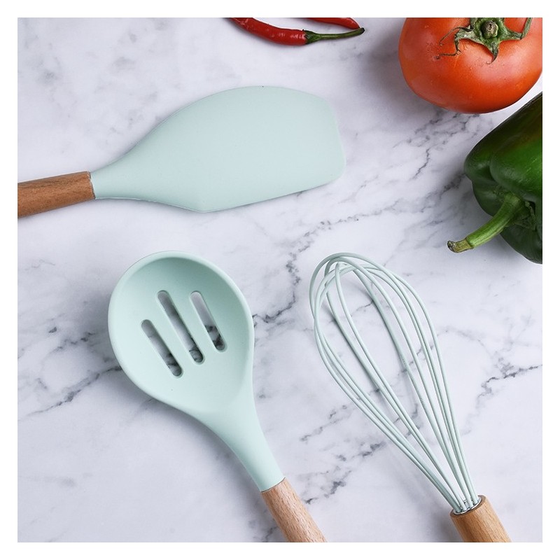 IN STOCK 12PCS Kitchen Utensil Set Silicone Cooking Utensils 12 Piece Silicone Utensil Set图4